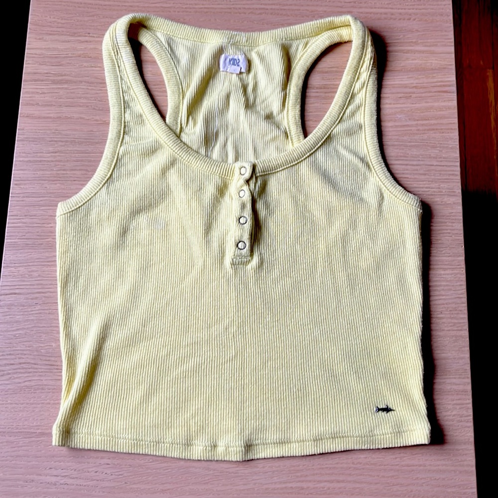 Yellow basic tank, size S